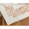 Herrschners Metallic Flourish Table Topper Stamped Cross-Stitch Kit